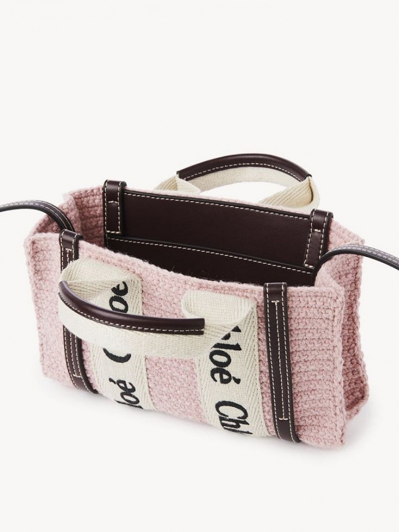 Chloe Mini Woody Crossbody Bags BLOSSOM PINK | CHE-SR13464