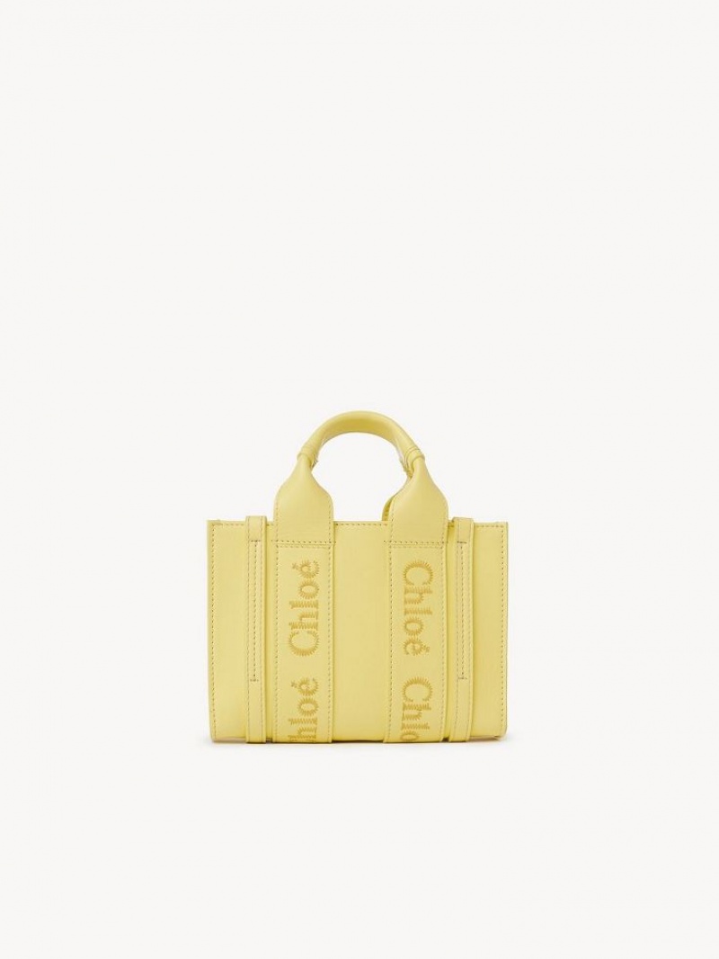 Chloe Mini Woody Crossbody Bags DAFFODIL YELLOW | CHE-SR13520