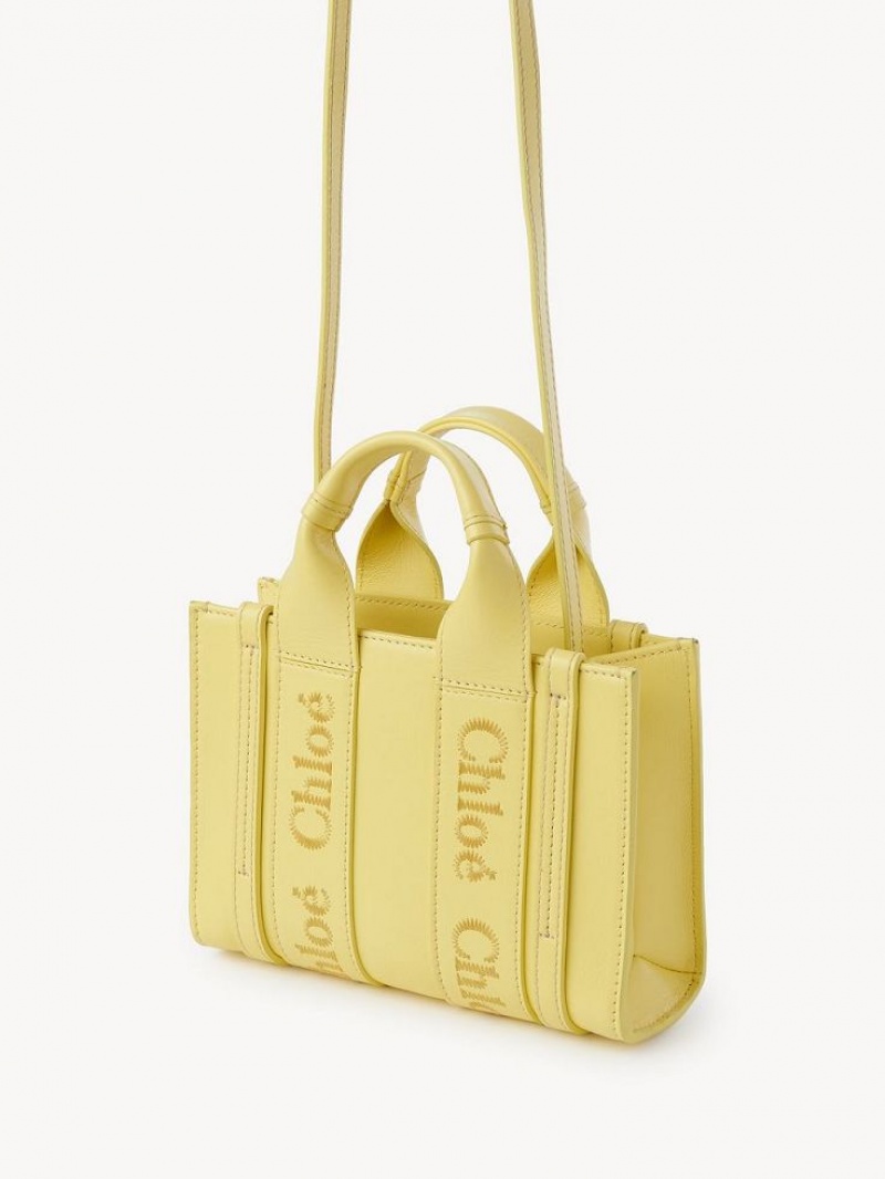 Chloe Mini Woody Crossbody Bags DAFFODIL YELLOW | CHE-SR13520