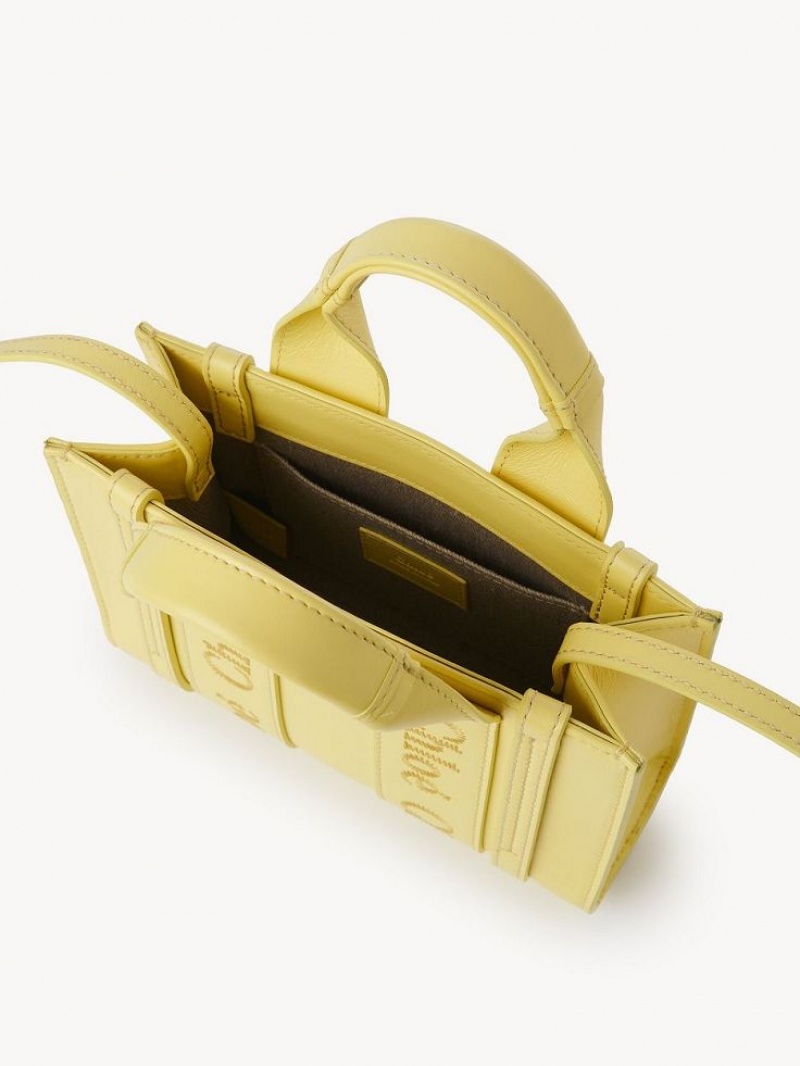 Chloe Mini Woody Crossbody Bags DAFFODIL YELLOW | CHE-SR13520