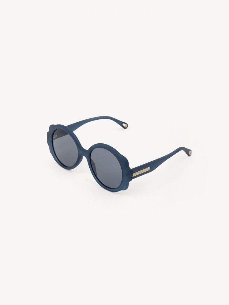 Chloe Mirtha Sunglasses Blue | CHE-SR14531