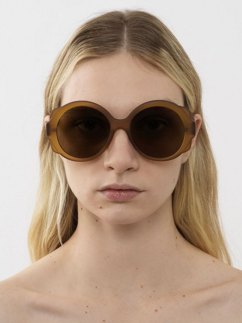 Chloe Mirtha Sunglasses Mustard | CHE-SR14532