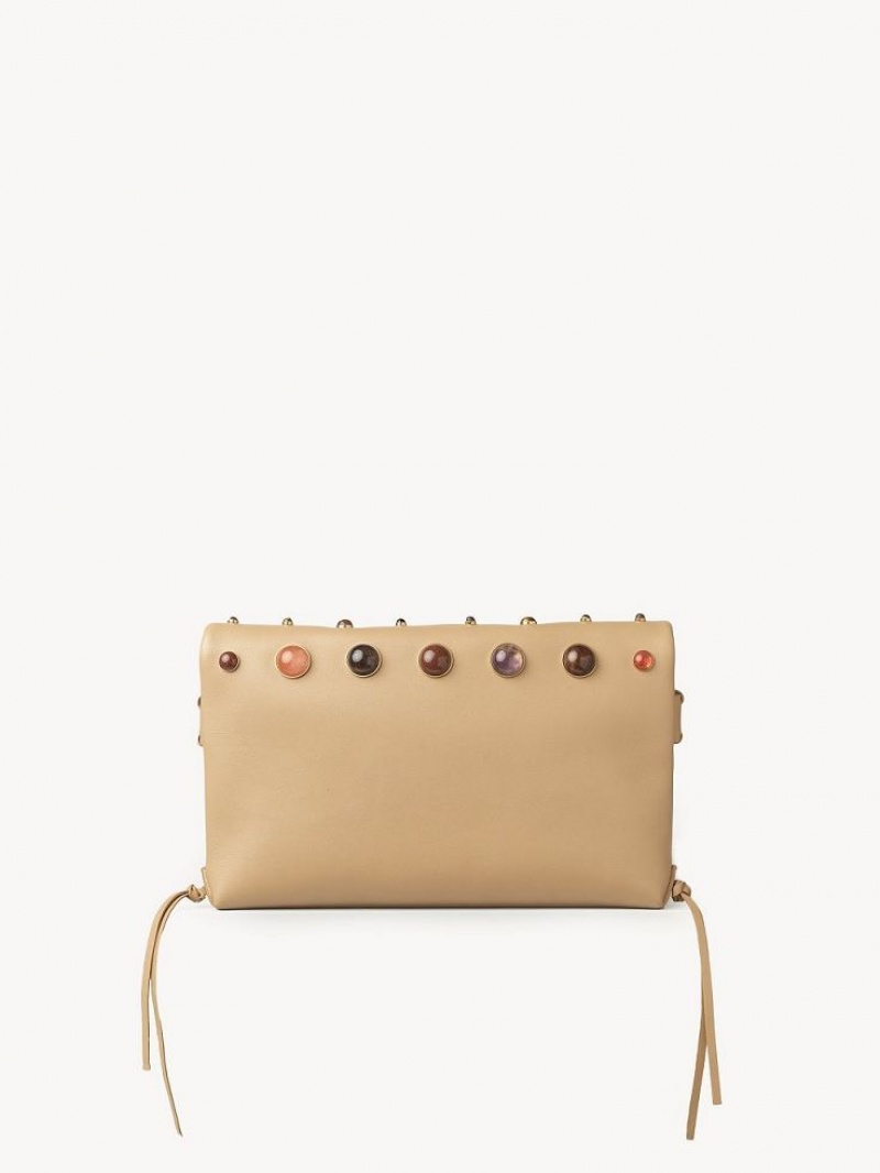 Chloe Mony Clutch Mini Bags MILKY BROWN | CHE-SR13667