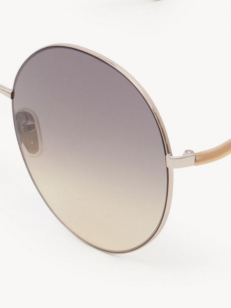 Chloe Noore Sunglasses BROWN/OCHRE | CHE-SR14536