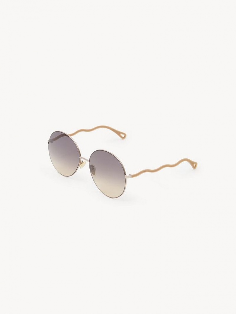 Chloe Noore Sunglasses BROWN/OCHRE | CHE-SR14536