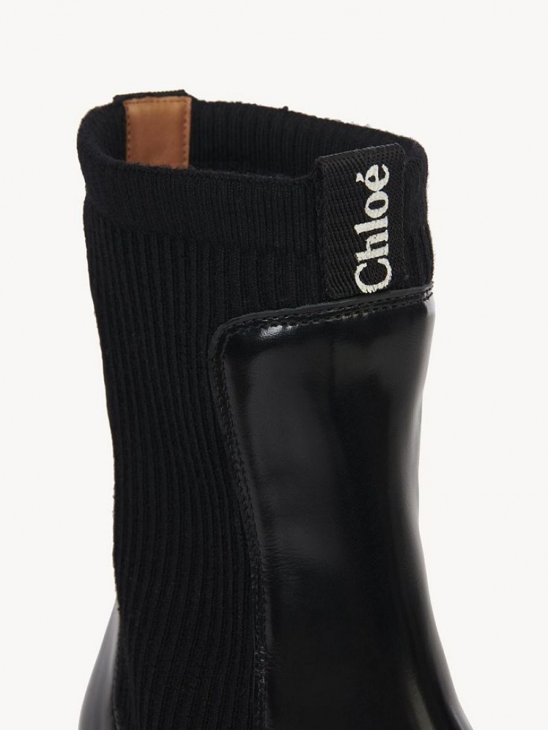 Chloe Noua Ankle Boots Black | CHE-SR14236