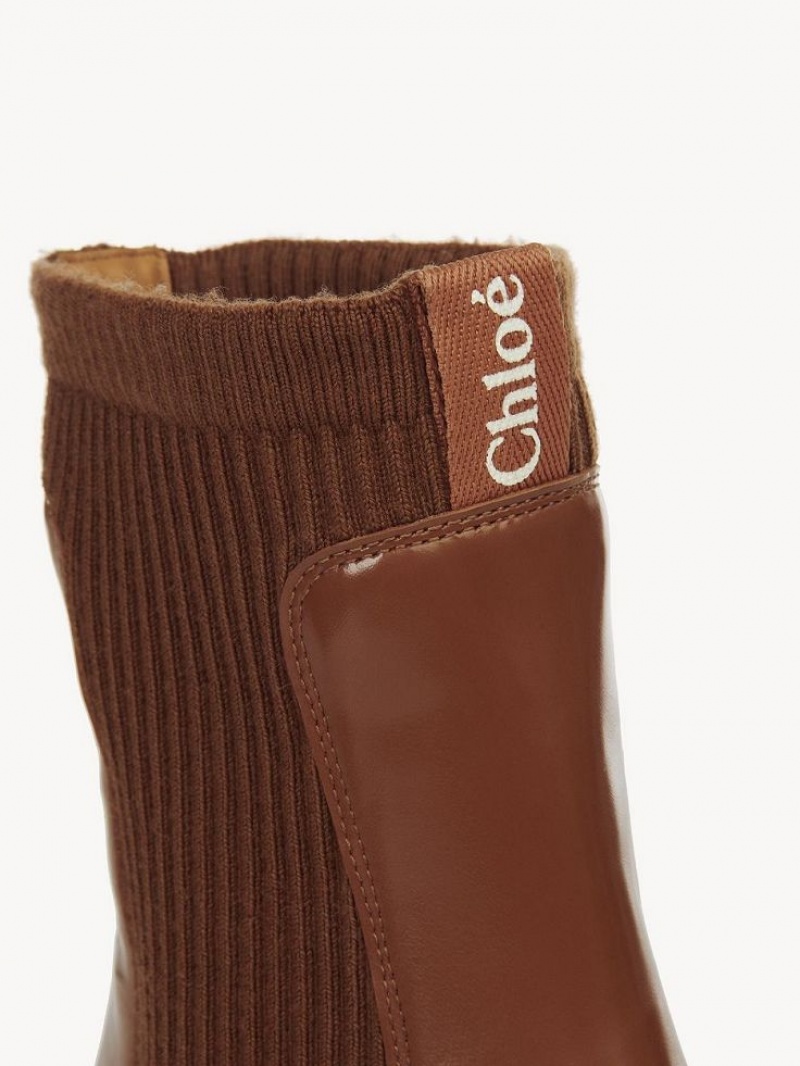 Chloe Noua Ankle Boots CARAMELLO | CHE-SR14237