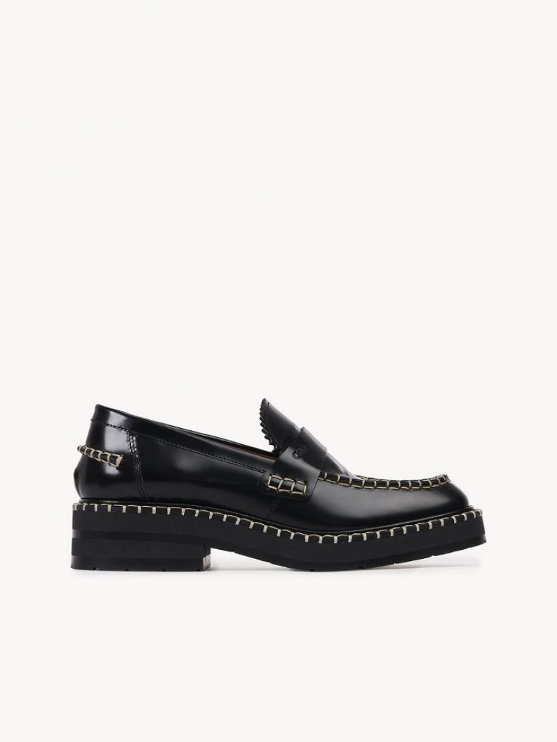 Chloe Noua Flat Loafer Black | CHE-SR14245