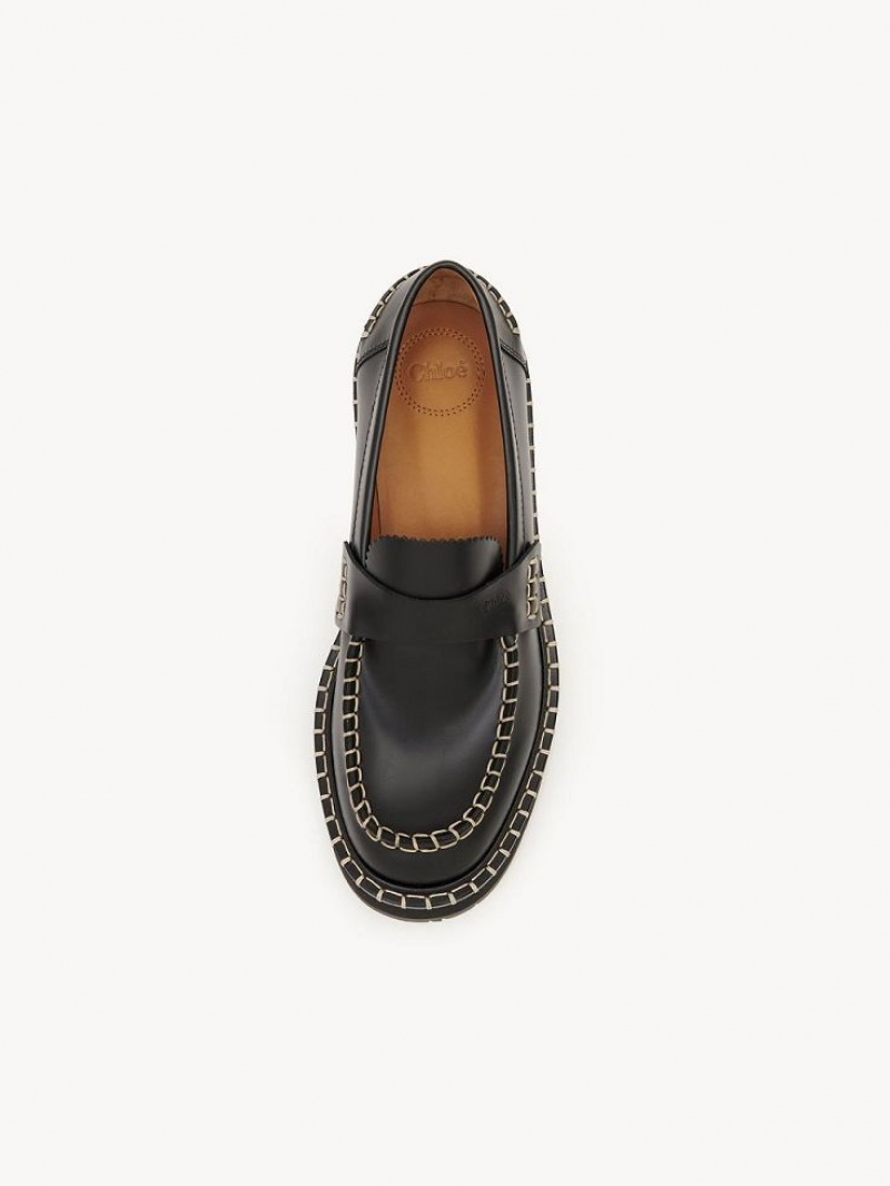 Chloe Noua Flat Loafer Black | CHE-SR14248