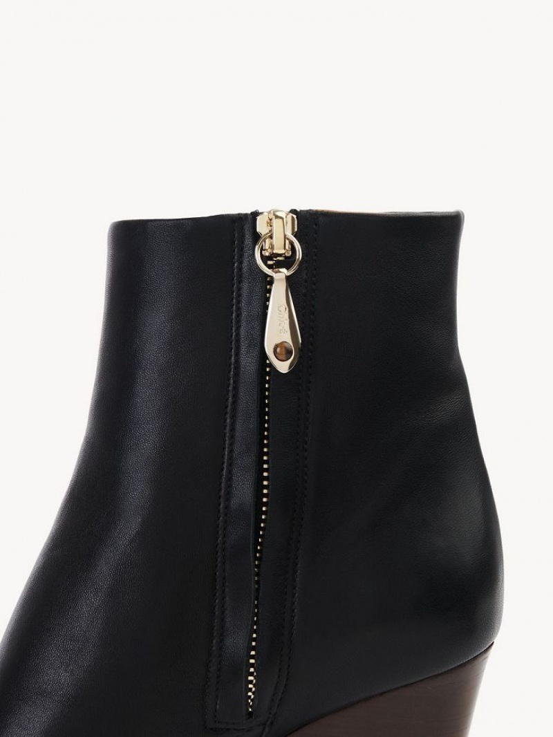 Chloe Oli Ankle Boots Black | CHE-SR14223