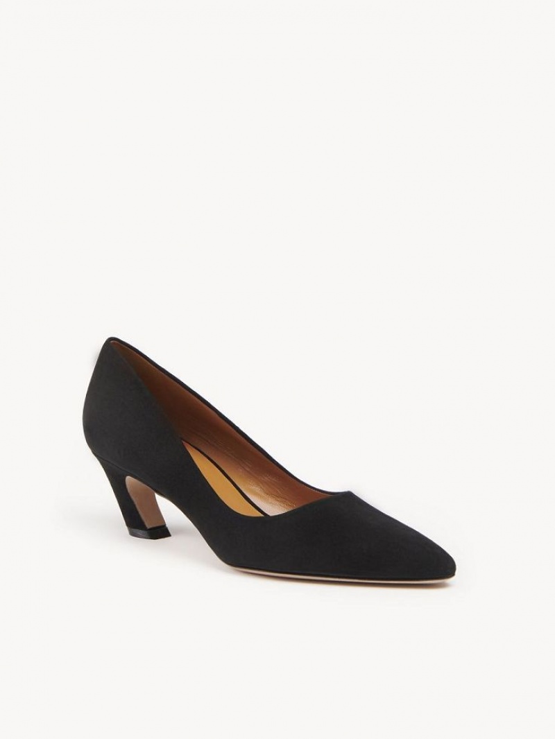 Chloe Oli Heel Pumps Black | CHE-SR14268