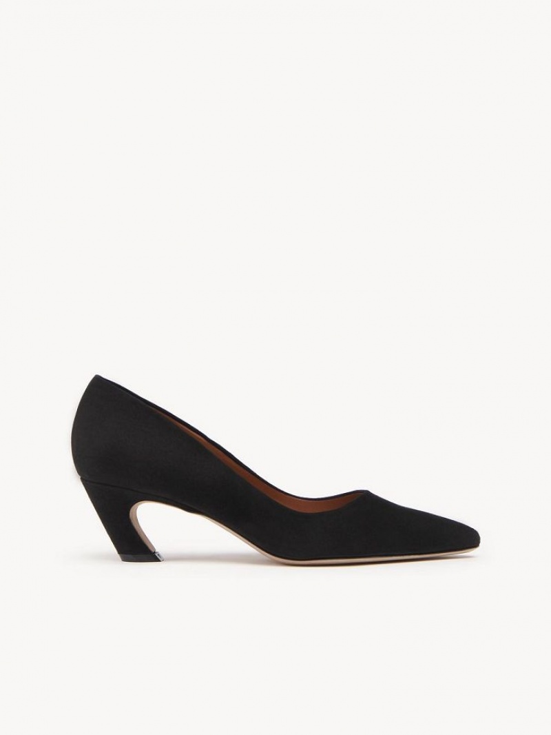 Chloe Oli Heel Pumps Black | CHE-SR14268