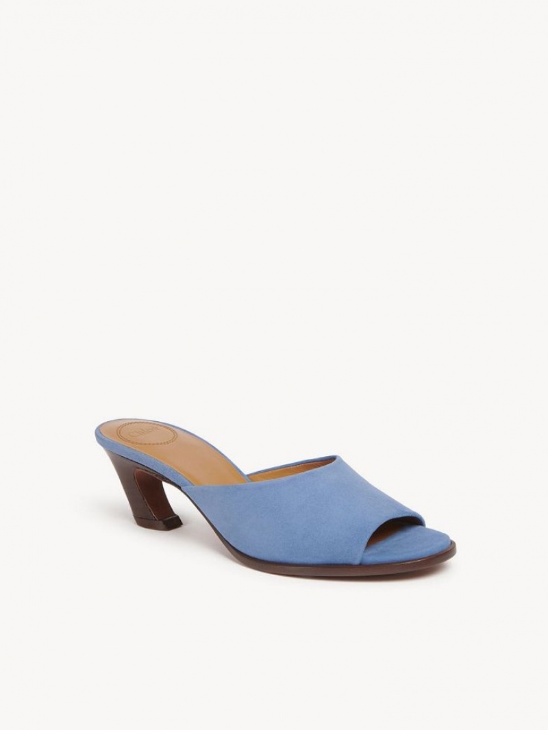 Chloe Oli High-heel Mule Shady Cobalt | CHE-SR14158