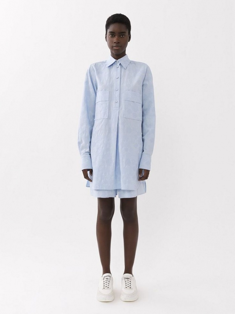 Chloe Oversized Shirts PURE BLUE | CHE-SR13894