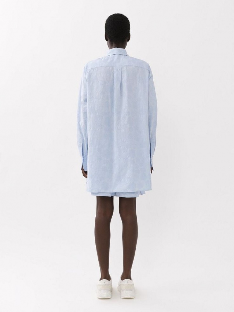 Chloe Oversized Shirts PURE BLUE | CHE-SR13894