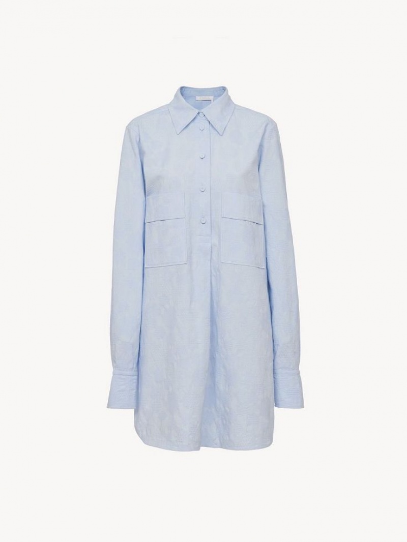 Chloe Oversized Shirts PURE BLUE | CHE-SR13894