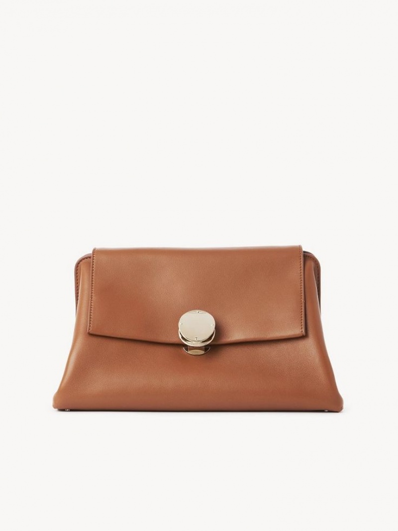 Chloe Penelope Clutches Caramel | CHE-SR13758