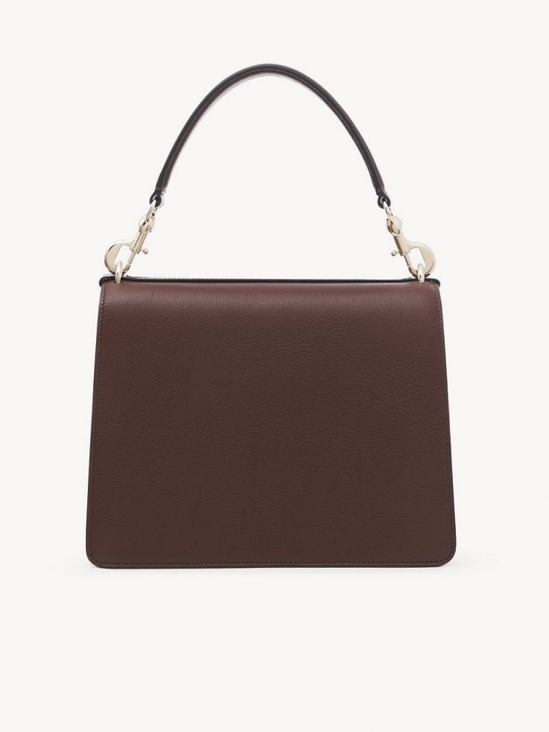 Chloe Penelope Medium Top Handle Shoulder Bags Chocolate | CHE-SR13443