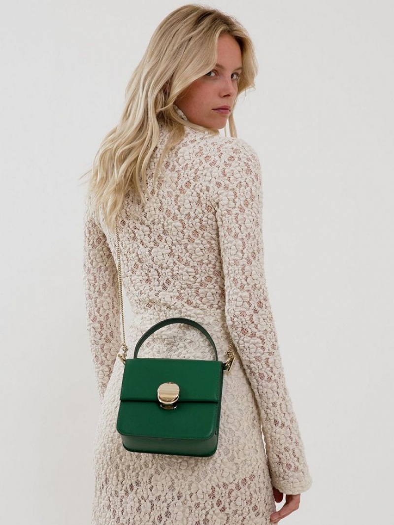 Chloe Penelope Small Top Handle Shoulder Bags EMERALD | CHE-SR13448