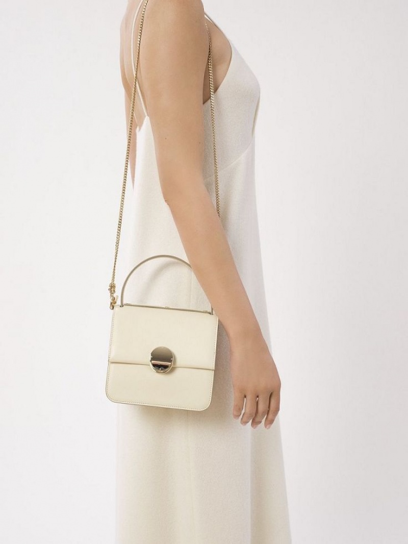 Chloe Penelope Small Top Handle Shoulder Bags MISTY IVORY | CHE-SR13449