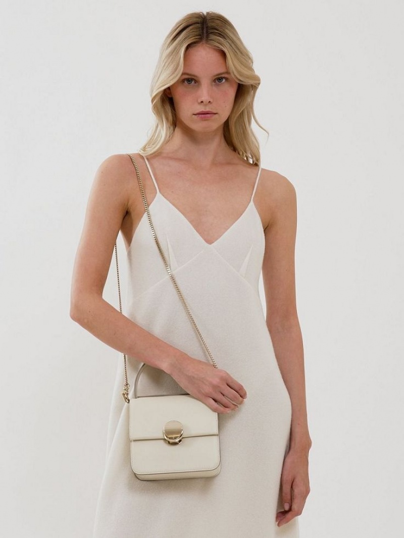 Chloe Penelope Small Top Handle Shoulder Bags MISTY IVORY | CHE-SR13449