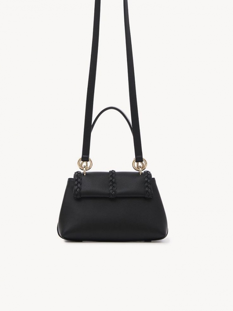 Chloe Penelope Soft Shoulder Mini Bags Black | CHE-SR13706