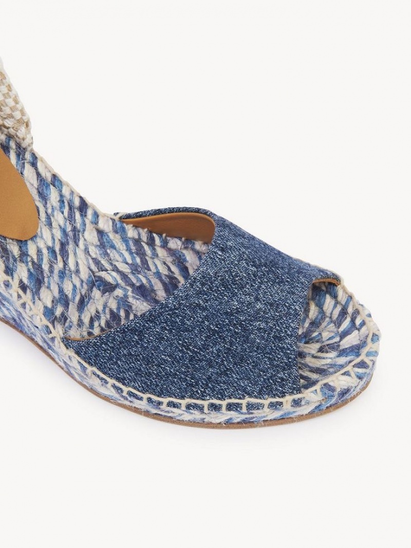 Chloe Piia Espadrille Denim | CHE-SR14150