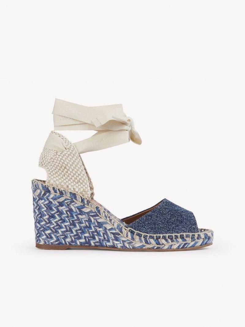 Chloe Piia Espadrille Denim | CHE-SR14150