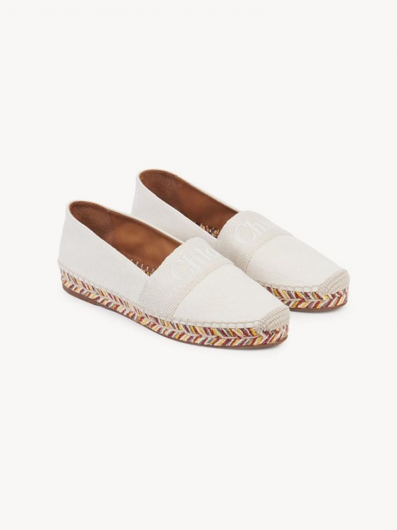 Chloe Piia Flat Espadrille PEARLY GREY | CHE-SR14154