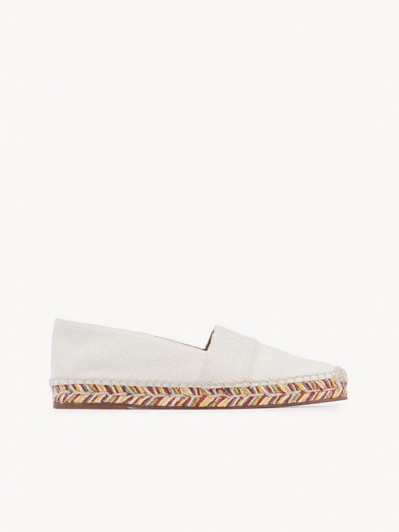 Chloe Piia Flat Espadrille PEARLY GREY | CHE-SR14154