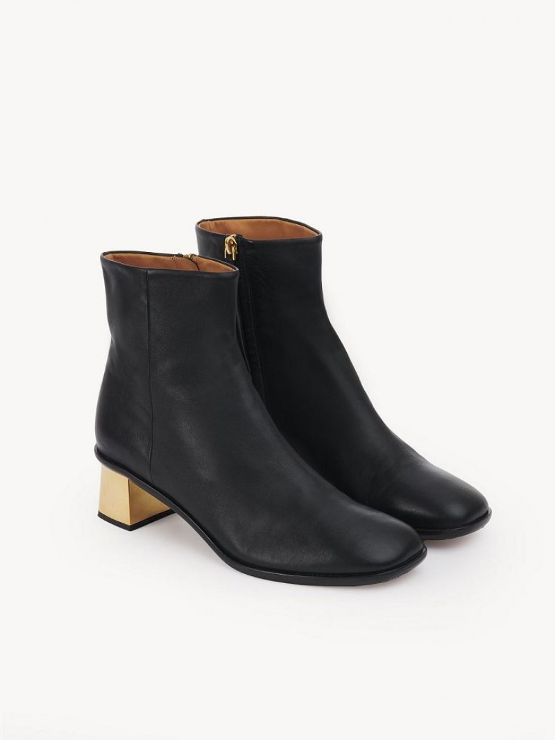 Chloe Rebecca Ankle Boots Black | CHE-SR14232