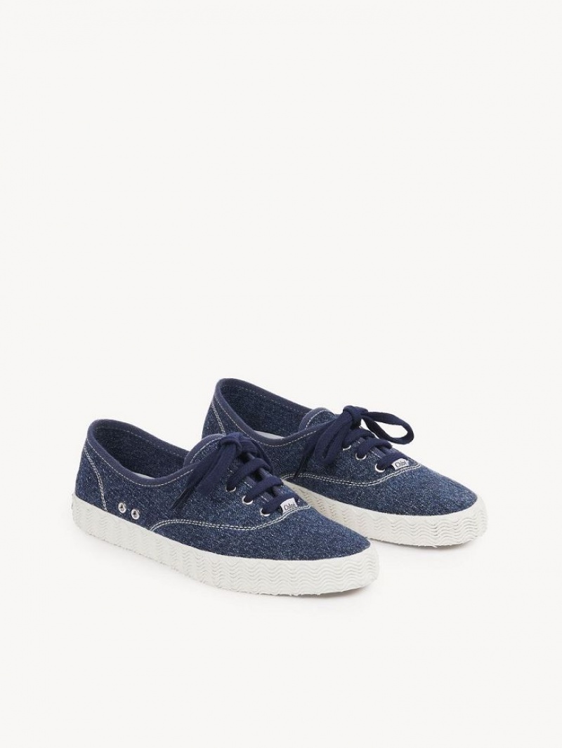 Chloe Robyn Sneakers Denim | CHE-SR14190