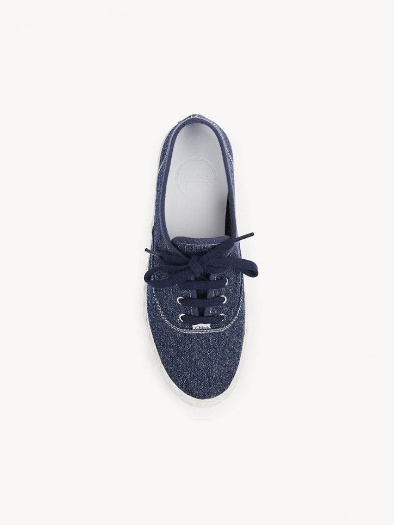 Chloe Robyn Sneakers Denim | CHE-SR14190