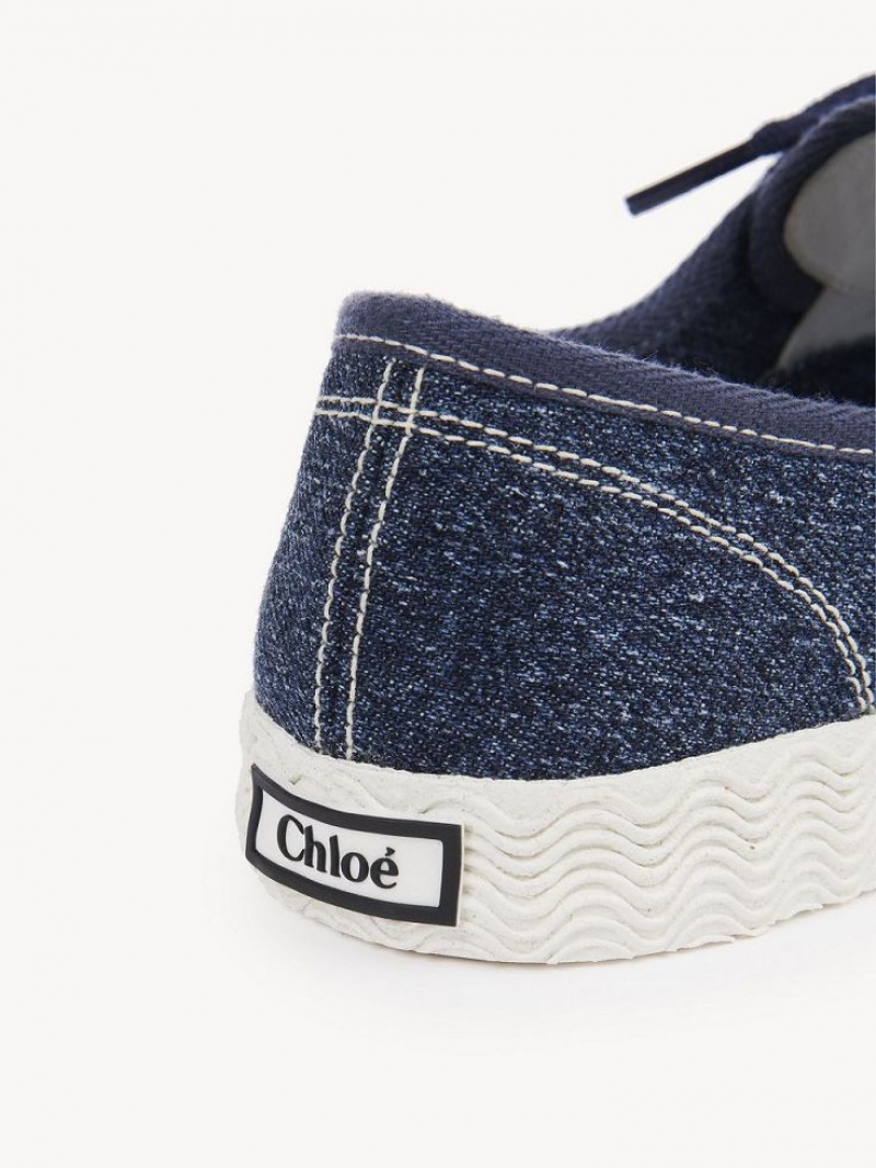 Chloe Robyn Sneakers Denim | CHE-SR14190