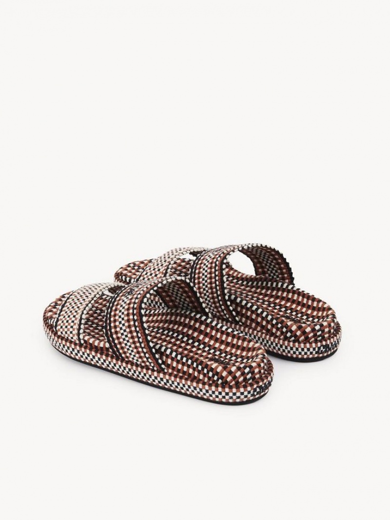 Chloe Rori Flat Mule Red Sand | CHE-SR14135