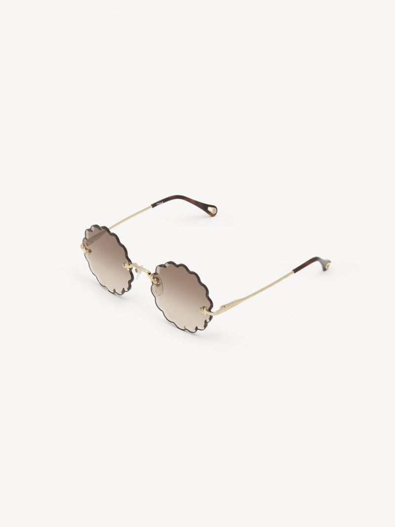 Chloe Rosie Petite Sunglasses GRADIENT BROWN | CHE-SR14535