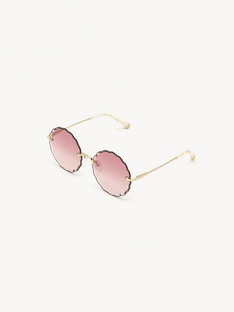 Chloe Rosie Sunglasses GOLD/GRADIENT PINK | CHE-SR14555