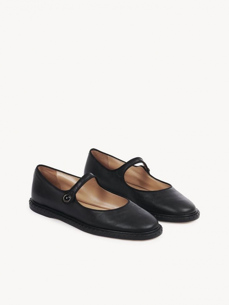 Chloe Rubie Ballet Flat Black | CHE-SR14260