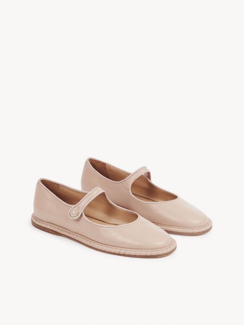 Chloe Rubie Ballet Flat Powder | CHE-SR14258