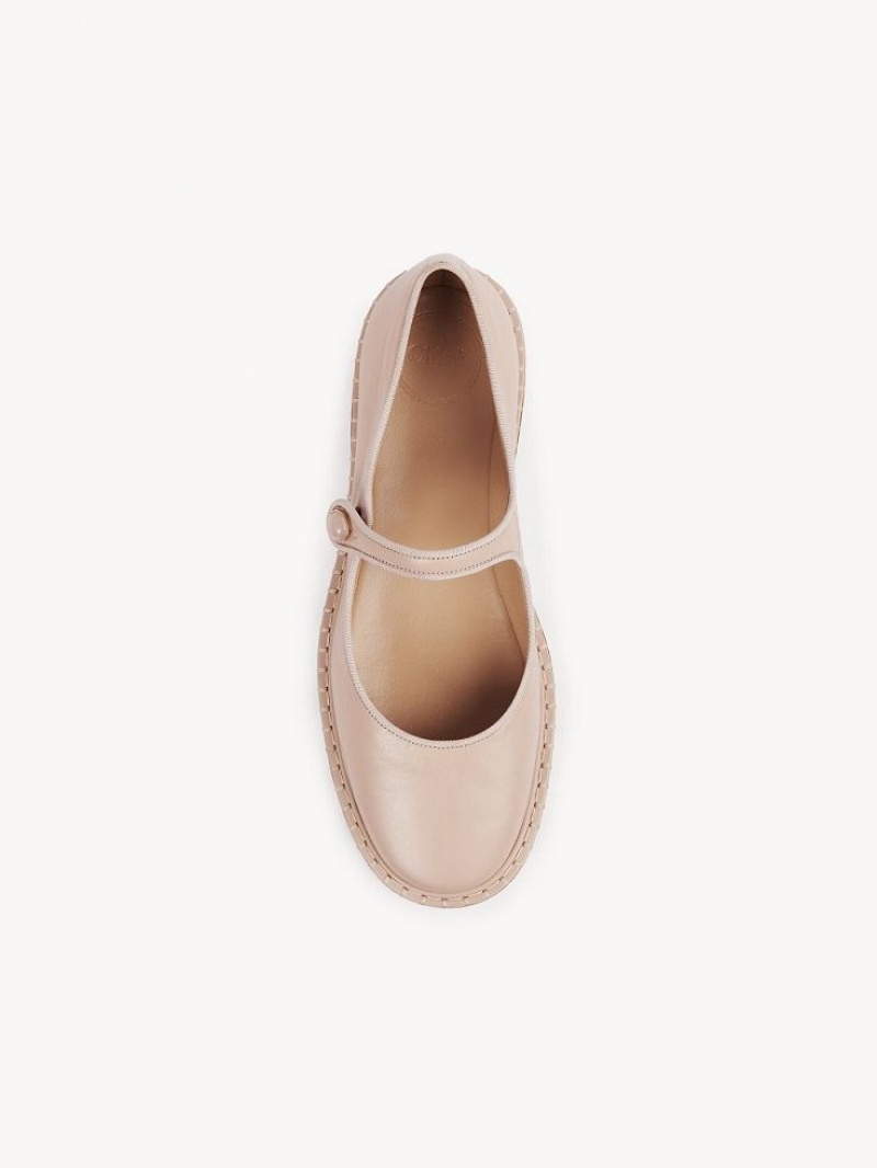 Chloe Rubie Ballet Flat Powder | CHE-SR14258