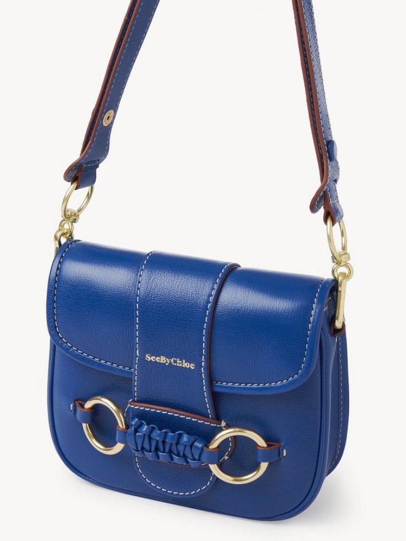 Chloe Saddie Satchel Shoulder Bags ETERNITY BLUE | CHE-SR14587