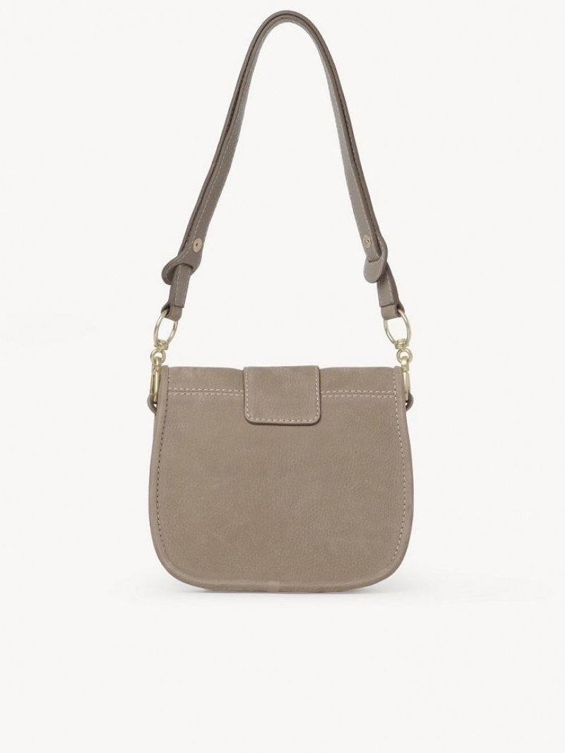 Chloe Saddie Satchel Shoulder Bags Motty Grey | CHE-SR14666