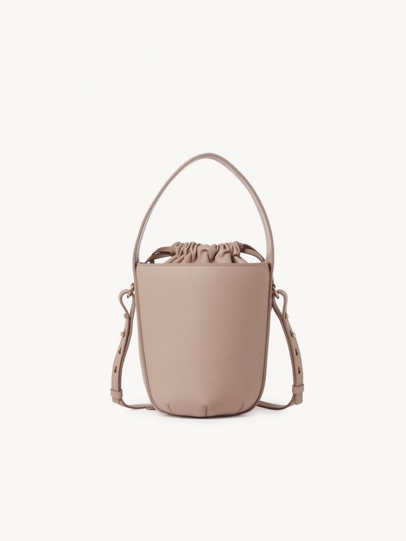 Chloe Sense Bucket Baskets Powder Beige | CHE-SR13647