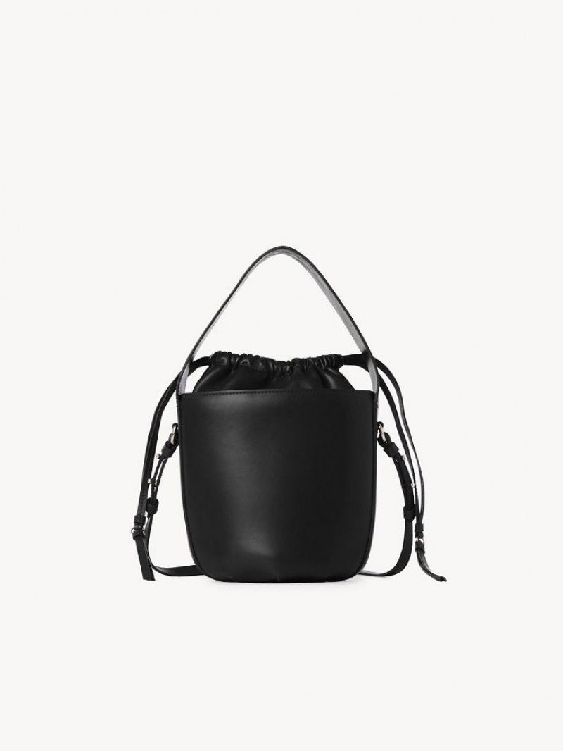 Chloe Sense Bucket Crossbody Bags Black | CHE-SR13532