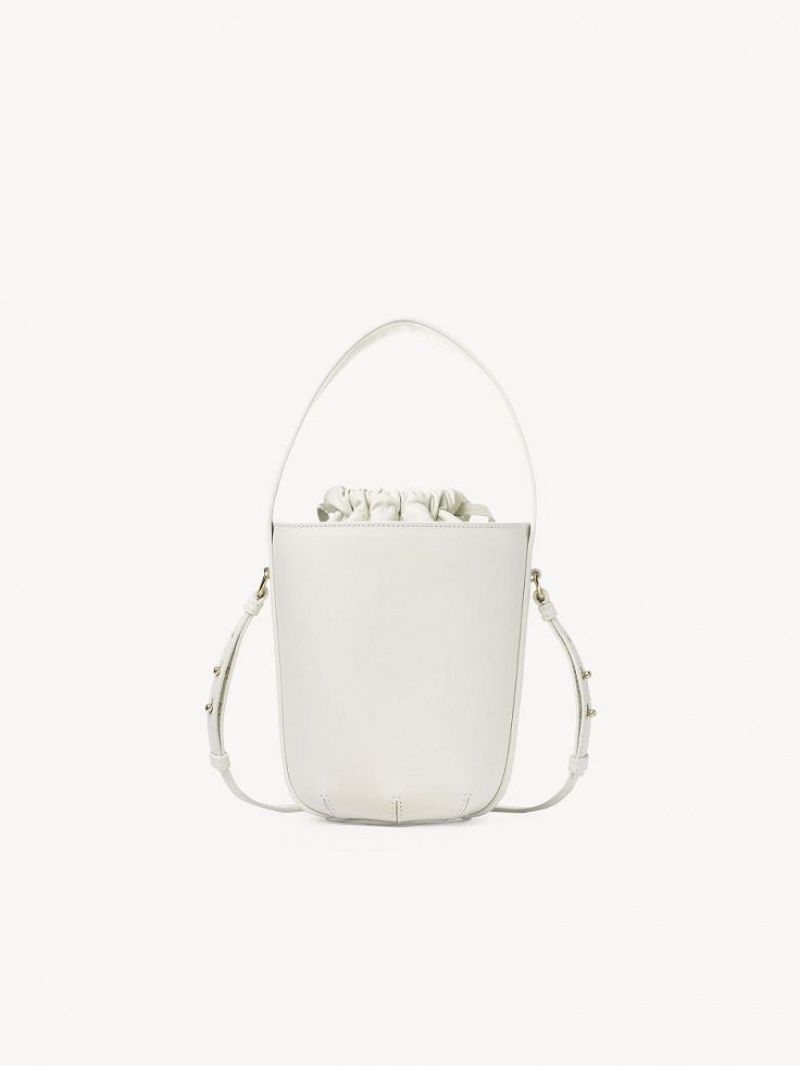 Chloe Sense Bucket Crossbody Bags White | CHE-SR13529