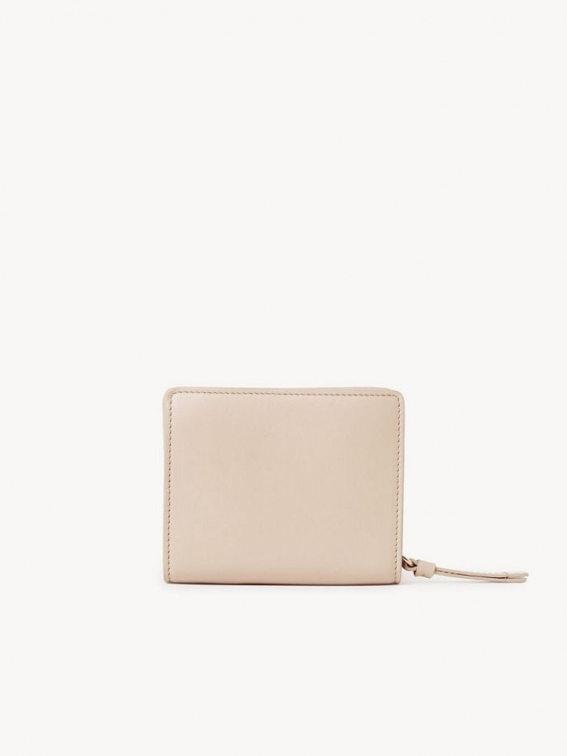 Chloe Sense Compact Wallets Cement Pink | CHE-SR14284