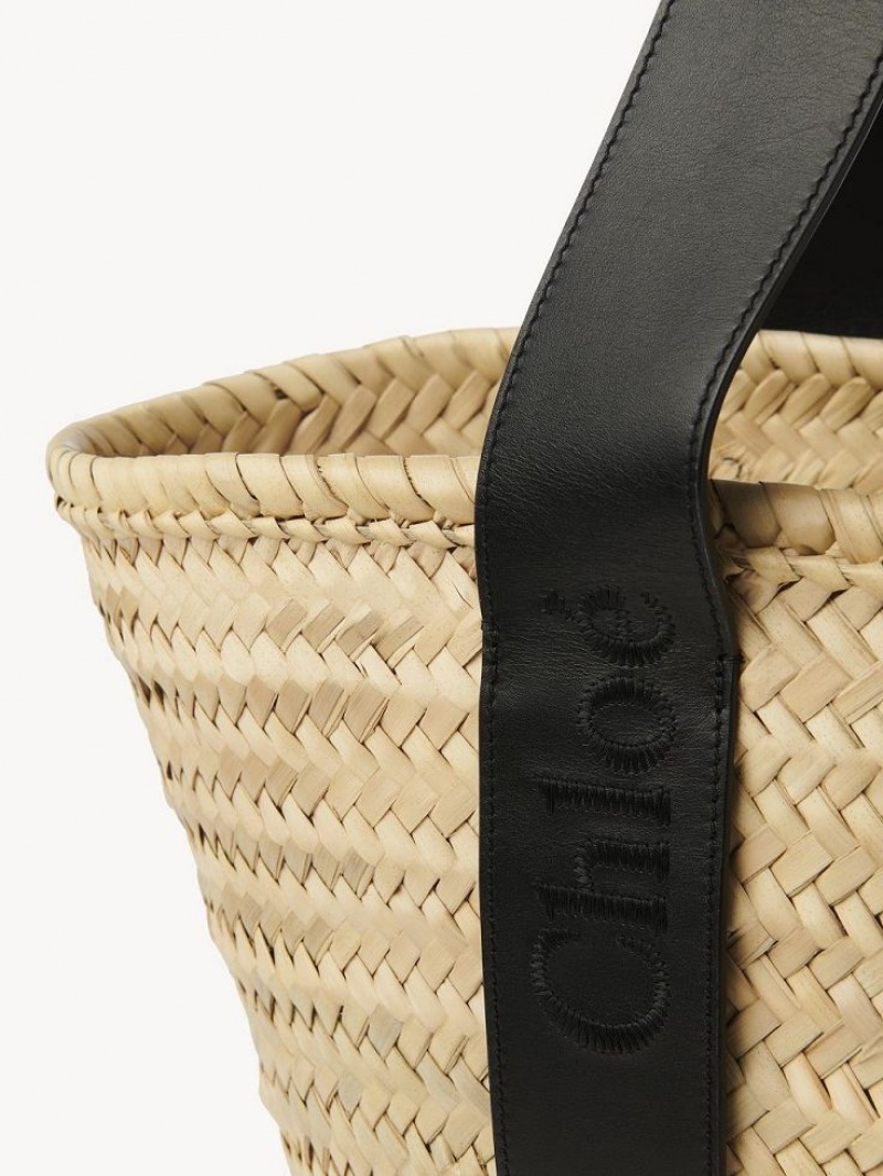 Chloe Sense Medium Baskets Black | CHE-SR13642