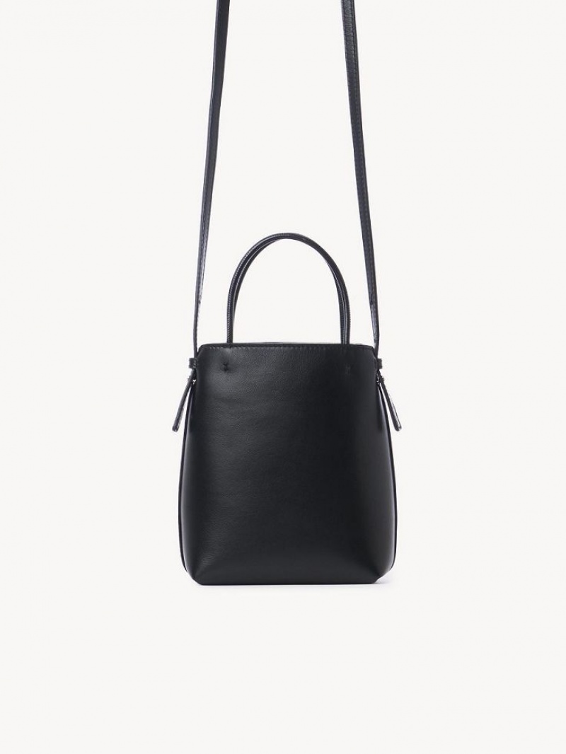 Chloe Sense Micro Crossbody Bags Black | CHE-SR13582