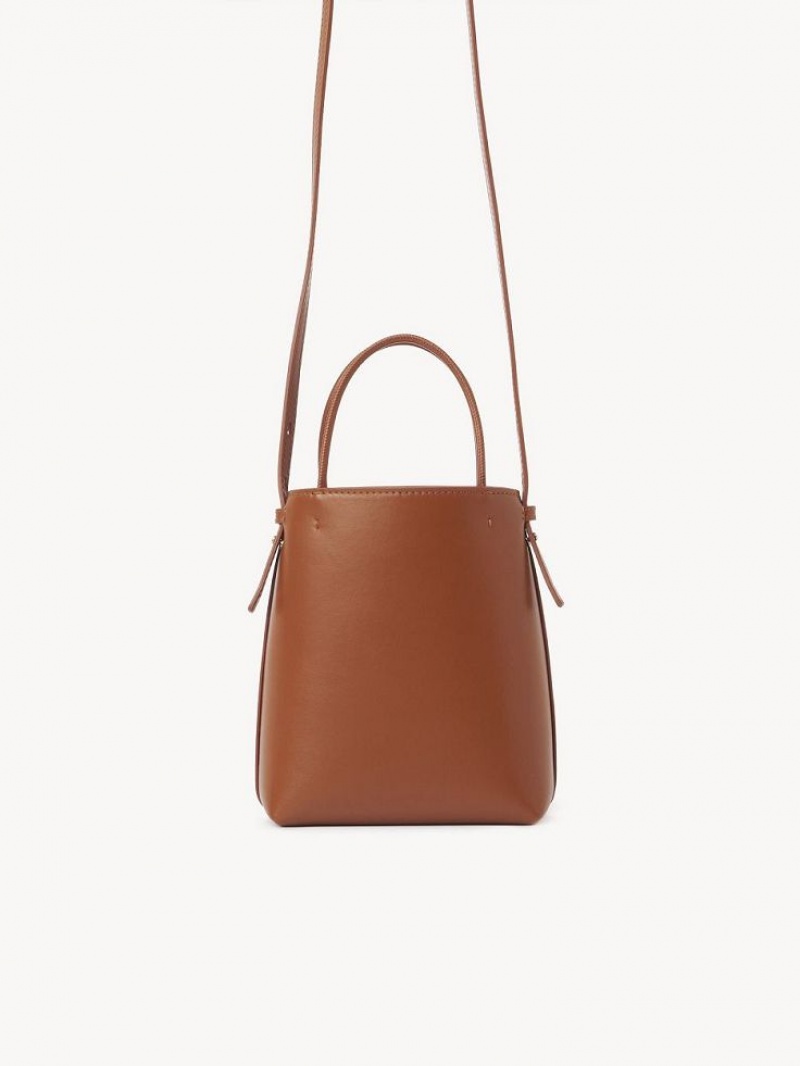 Chloe Sense Micro Shoulder Bags Caramel | CHE-SR13406