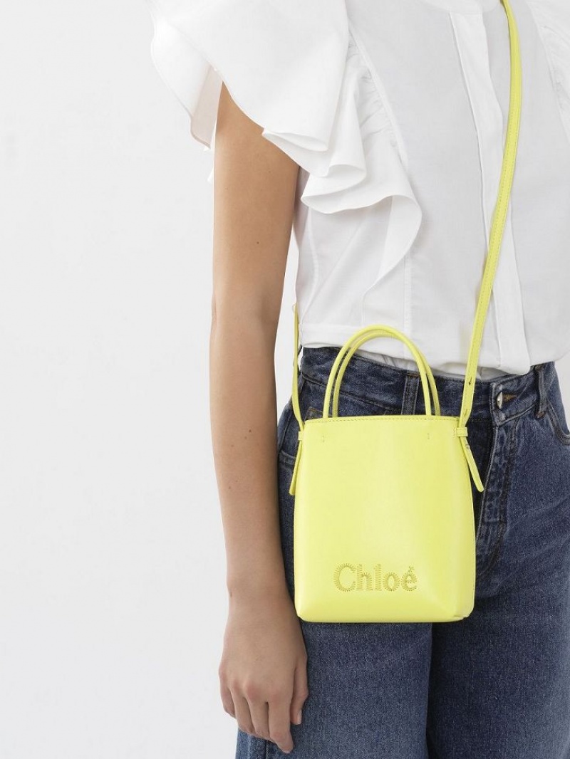 Chloe Sense Micro Shoulder Bags DAFFODIL YELLOW | CHE-SR13408